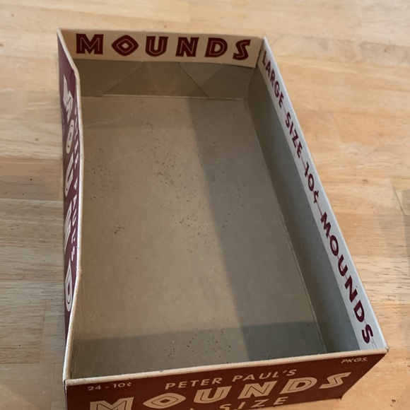 Vintage Peter Paul's Mounds Cardboard Candy Box - Picture 6 of 7